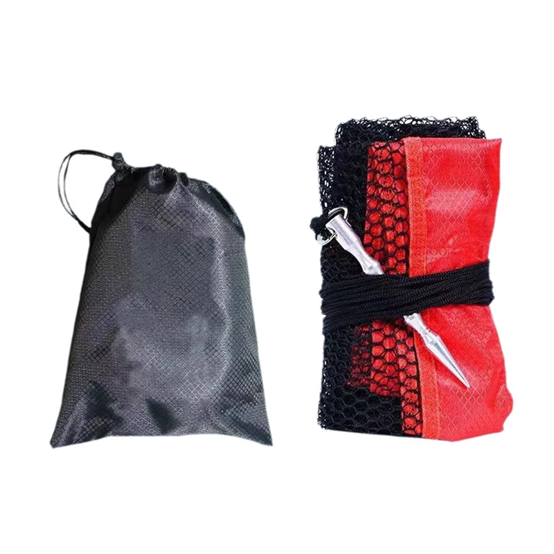 

Top-Fishing Net Invisible Foldable Underwater Fishing Net Thickened Drawstring Ground Plug Net Pocket