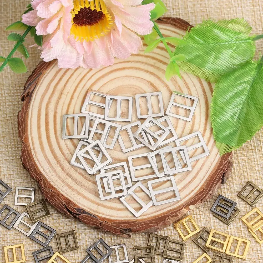 20/40pcs 6/7/8.5mm 4 Colors  Belt Buttons Doll Bags Accessories Diy Dolls Buckles Tri-glide Buckle