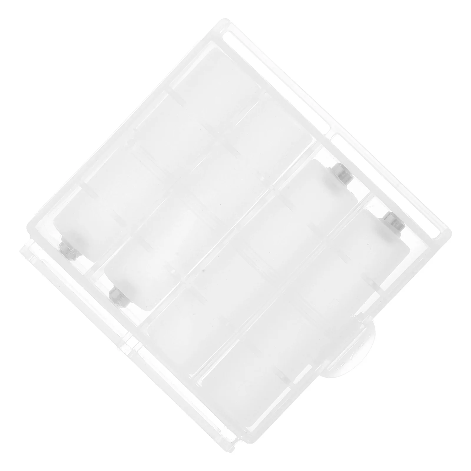 

4 Pcs Shipping Boxes For Small Business Converter Tube Container Aa Adapter Holder Plastic Small Batteries Storage Boxes
