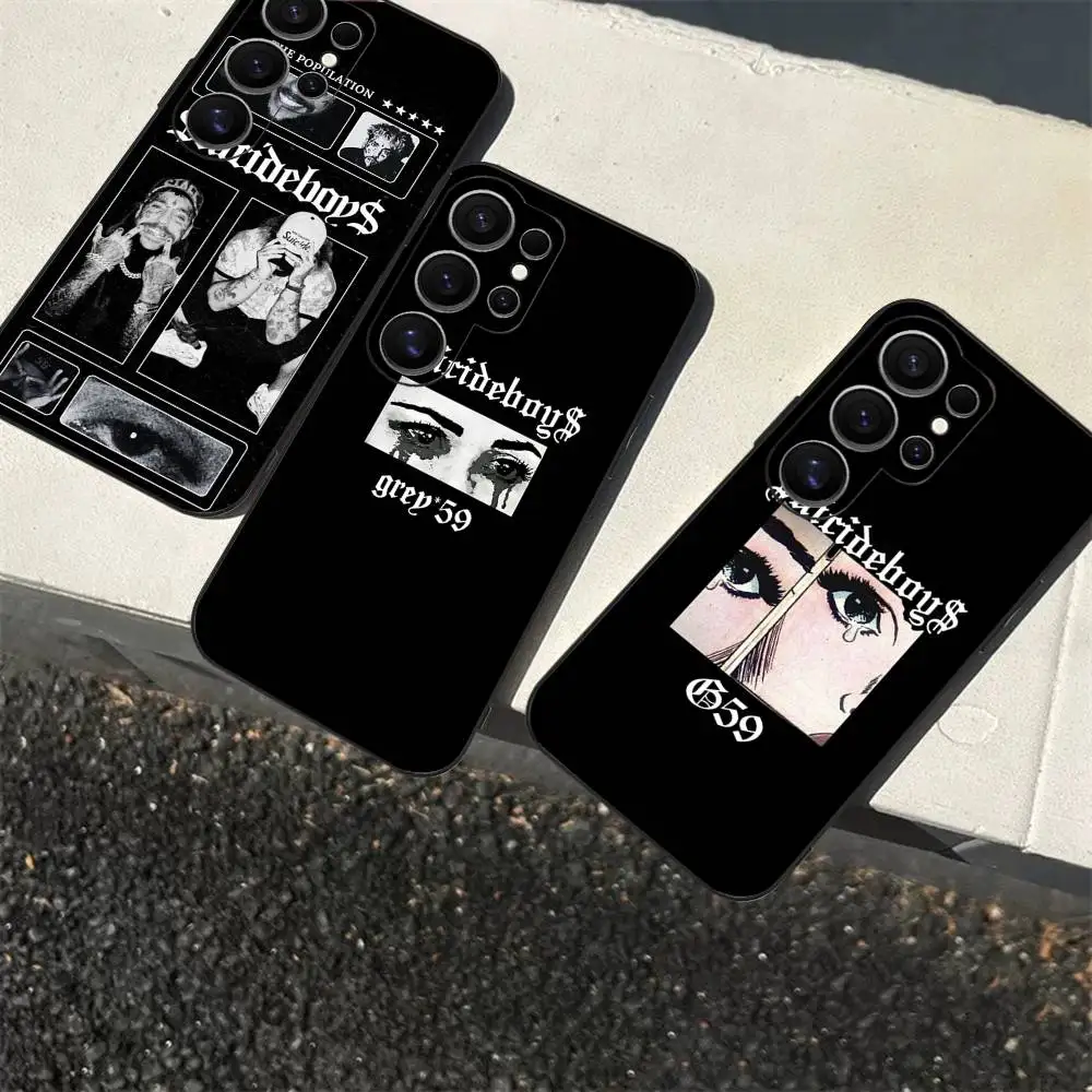 Rap Group S-Suicideboys-S G59 Phone Case For Samsung S 24 fe 25 Ultra plus 20 lite 21 30 22 23 24 22 Ultra 5G Fundas