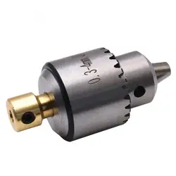 0.3mm-4mm Mini Drill Chuck JTO Taper Mounted Drill Chuck Wrench Lathe Electric Drill Accessory Wide Application