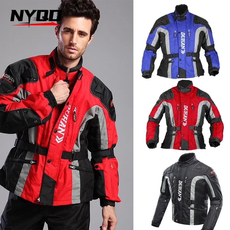 Cold-proof Motorcycle Jacket Autumn Winter Moto Protector Motorcycle Pants Moto Armor Touring Clothing Protective Gear Racing