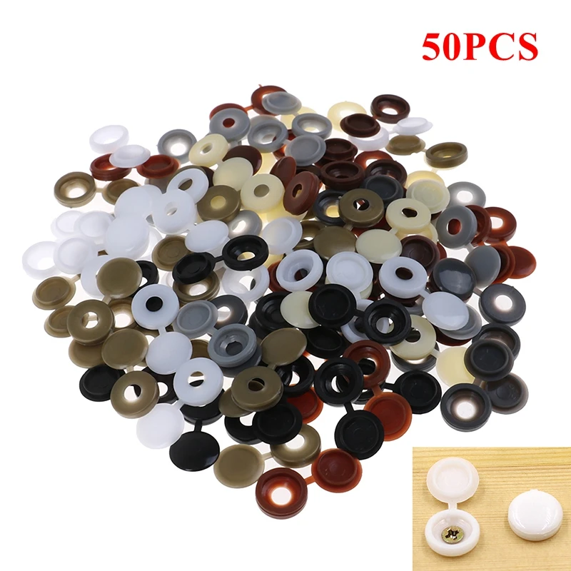 50pcs/lot Car Hinged Cover Cap Plugs Number Plate Fitting Fixing Self Tapping Screw For License Plate Screw Caps Wholesale