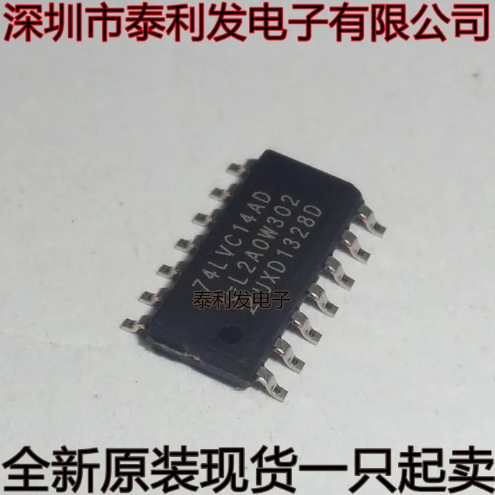 10PCS Imported 74LVC14AD 118 74LVC14 SOP14 3.9MM Narrow Body Six Way Inverted Schmitt Trigger logic Chip IC