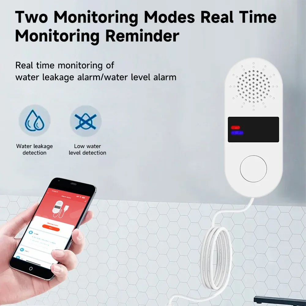 Tuya WiFi Wasserleck-Detektor  – Water Alarm Sensor Bewertung und Preis