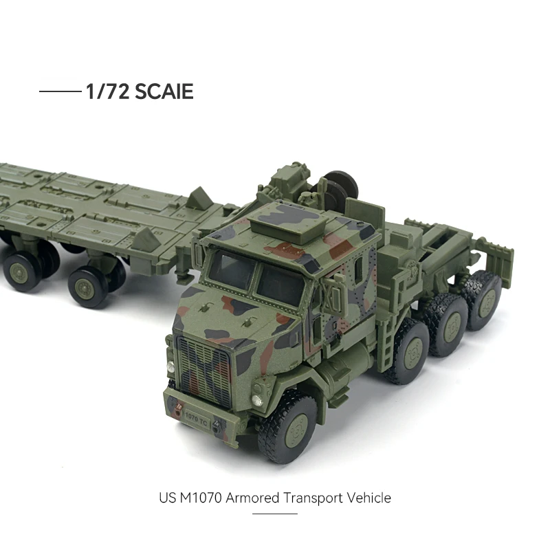 

1/72 Современная военная модель армии США M1070, транспортер тяжелого танка M1A2 Abrams, главный боевой танк, самолет-головоломка, сборная модель игрушки