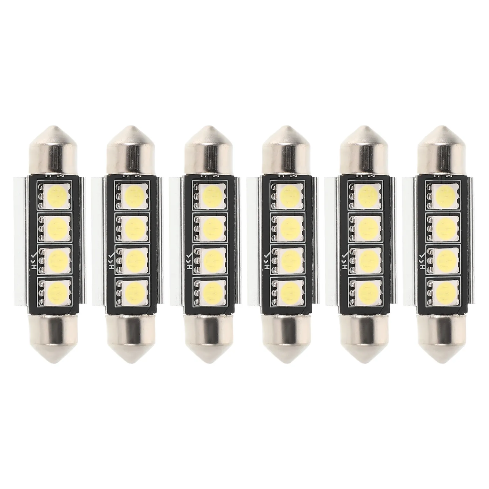6 Pcs Car Door Led Lighting Interior Bright Bulbs Extra Lights Automotive Replacement Parts Pickup