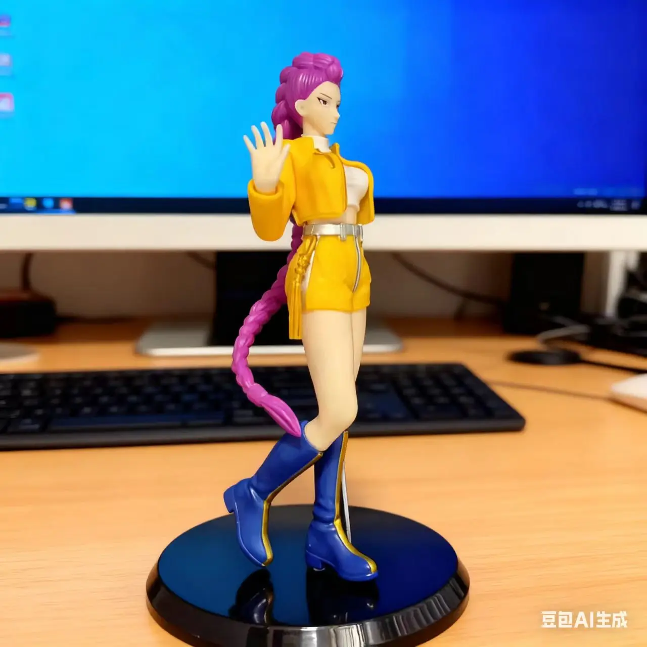 Figurki anime Demon Hunters Kpop 2025, urocze figurki akcji z ruchomymi stawami z PVC, modele lalek, zabawki, prezenty urodzinowe dla dzieci, dekoracje.