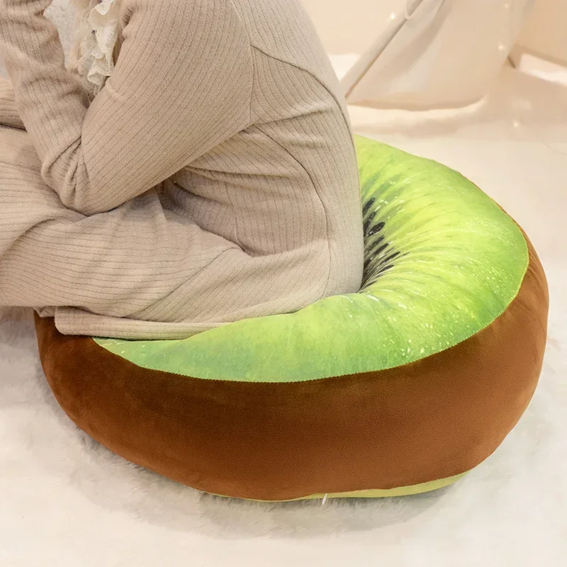 20/60CM Weiche Kiwis Simulation Plüsch Kissen Kissen Spielzeug Umweltfreundliche Pelzigen Obst Sofa Dekor Schlafzimmer Lounge Sitz für Familie