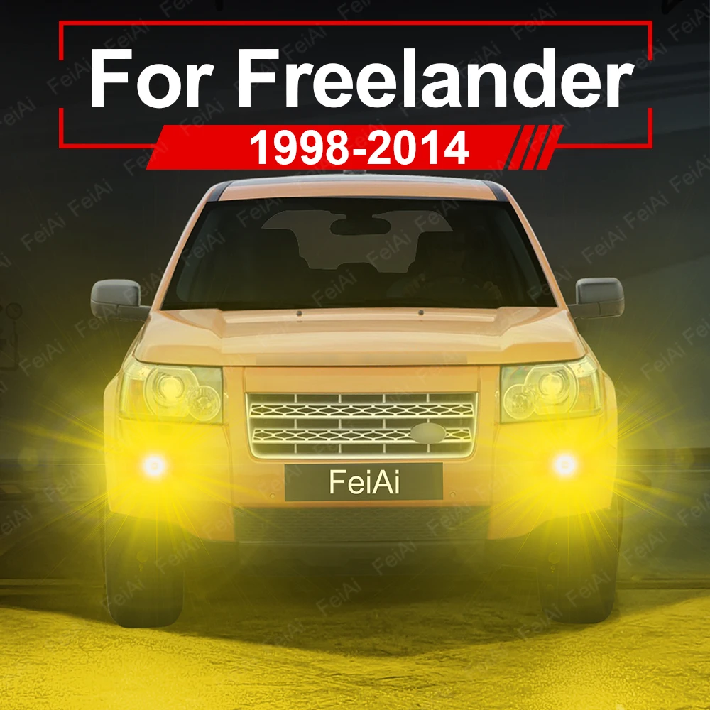 

For Land Rover Freelander LED Front Fog Light Bulbs 2000-2008 2009 2010 2011 2012 2013 2014 Freelander Accessories Fog Lights