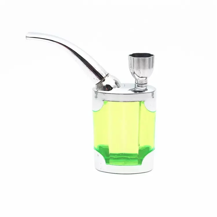 Portable Classic Water Smoking Pipe Reduce Tar Acrylic For 8mm Tabacco Washable Cigarette filter Holder Smoke Gift of Health view 5