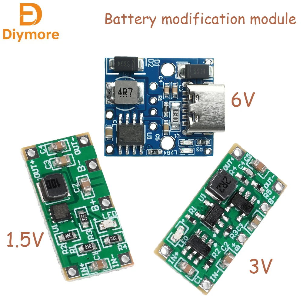 AA/AAA Dry Battery Modified To Lithium Battery 3V-4.2V Reduced By 1.5V/3V Charging/Discharging Toy Remote Control Mouse Modific