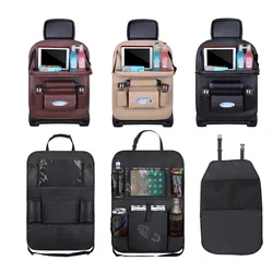 Car Seat Back Organizer Bag Foldable Table Tray Travel Storage Bag Car seat organizer Storage Car Assessoires Interior