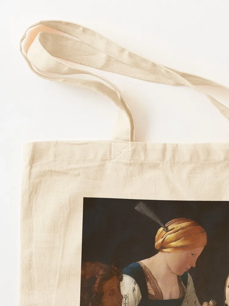 جورج دي لا تور - البطاقة الحادة مع الآس الماس (Le Tricheur à l'as de carreau) (1638) حقيبة اليد