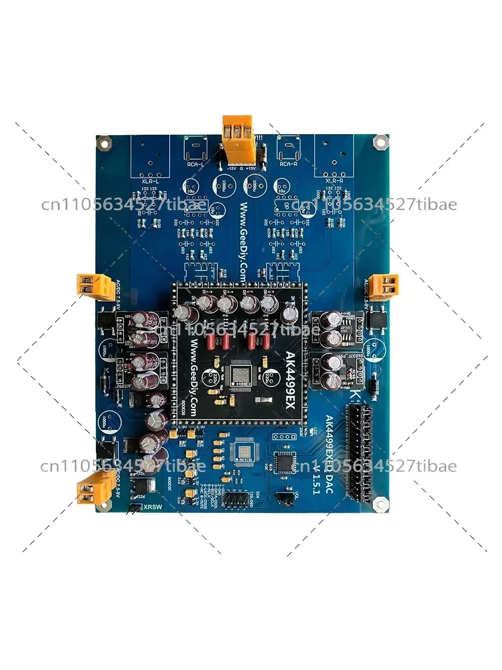 Audio DAC Decoder AK4499EXEQ+AK4191EQ Differential Balanced Output Single-ended RCA I2S/DSD 32bit 1536KHZ DSD1024