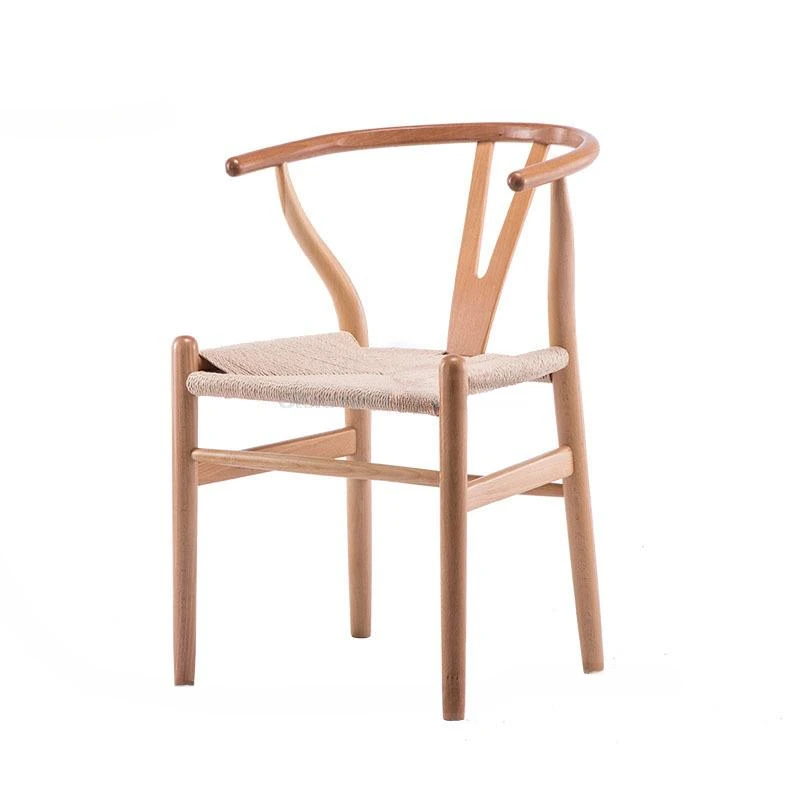 

Solid Wood Dining Chairs for Dining Room Furniture Armchair Nordic Designer Creative Household Backrest Chair