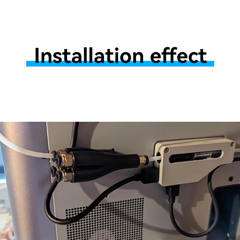 For Bambu Lab AMS Connector 4-in-1 PTFE Adapter Pipe Expansion Port 4 Feeding Multi-color For Bambu lab X1 X1C P1P P1S A1 A1min