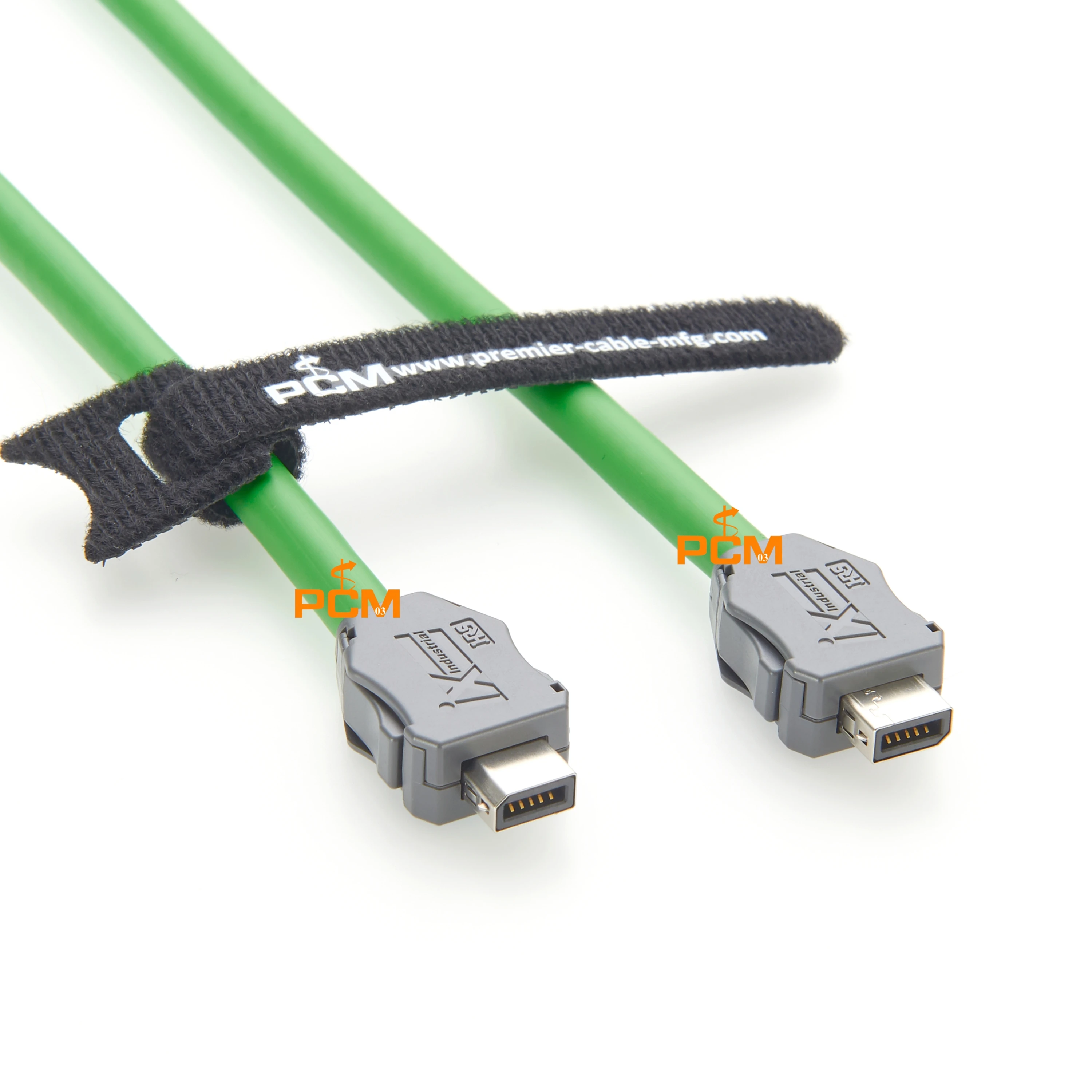 IX Industrial B-key zu B-key Ethernet Cat6a Serielles Kabel Kompatibel mit Hirose Harting für Industrielle Schalter Maschinen Vision PoE – Detail 3