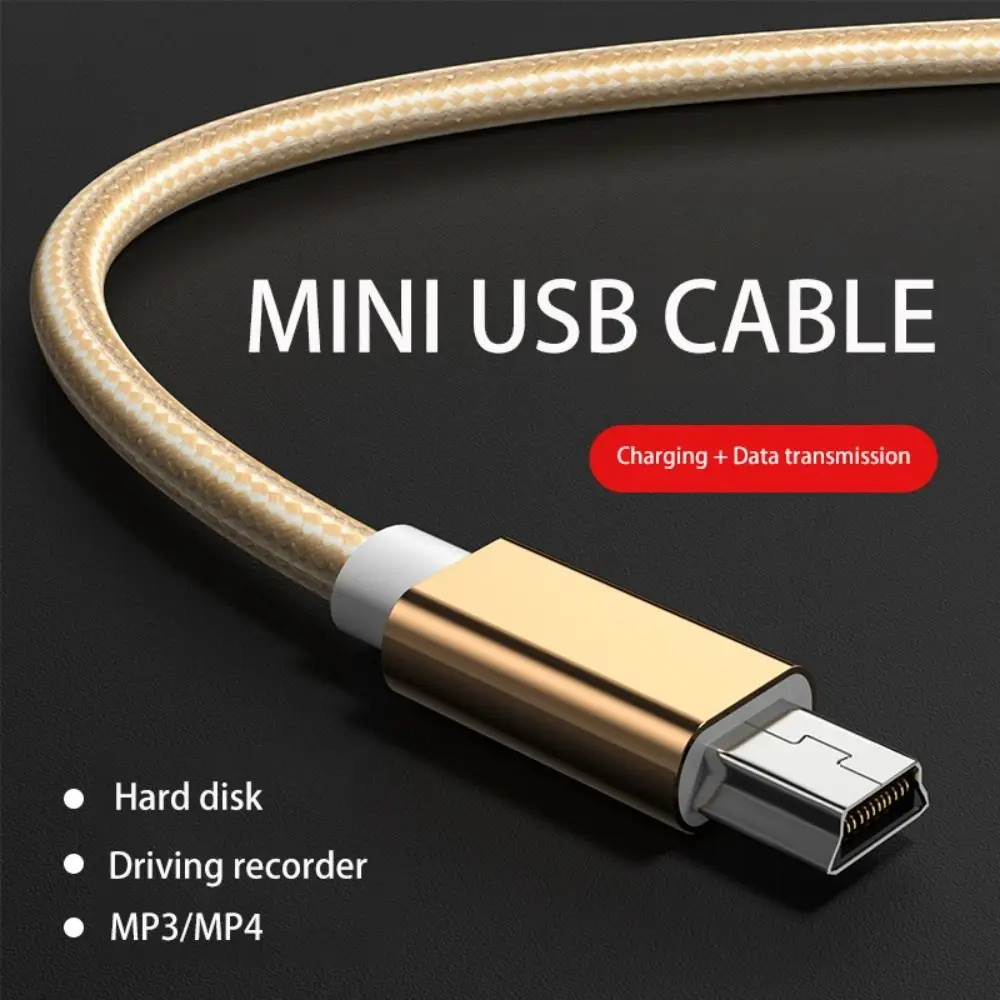 

Camera Charger Fast Data Transmission Mini USB Cord Mini USB to USB Charger Cable Camera Charging Cable Fast Data Charger Cable