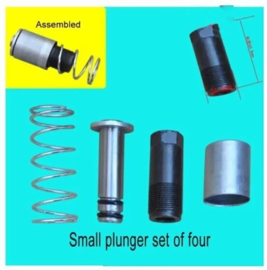 2 Set Jack Plunger Kit Horizontal Double Pump 3Ton With Spring Jack Repair Tools