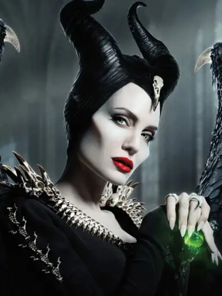 Halloween Adult Horror Costumes Anime Witch Headdress Props Girls Horns Hat Latex Headgear Purge Mask Party Jolie Cosplay Hat