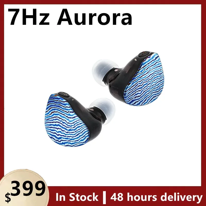 

7Hz Aurora 1 DD+1 Planar +2 BA Audiophile IEMs HiFi In-ear Monitor Earphone Wired Earbuds for Musicians