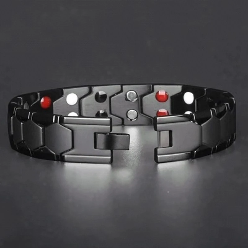 Titanium Steel Therapy Bracelet With Strong Magnets For Carpal Tunnel Syndrom