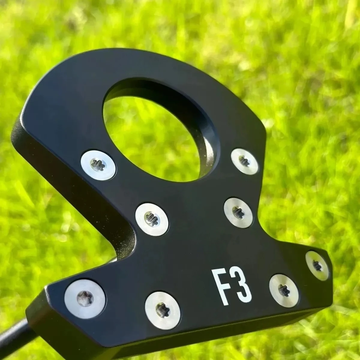 

Golf Mallet Putter: CNC 6061 Aircraft Aluminum, Lie Angle Balanced face & Tungsten weights for zero-torque stability and pure