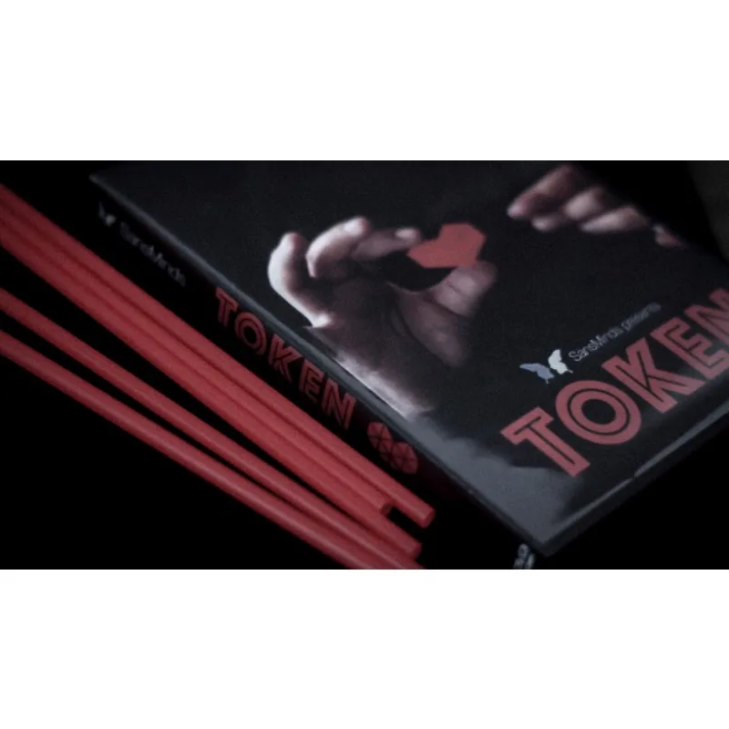 

Token Straw Magic Trick by SansMinds Penetration Illusion Prop for Close Up Street Mentalism Magic Gimmick