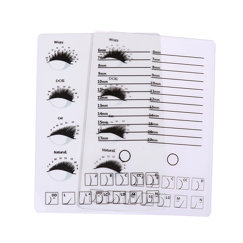 1PCS Eyelash Pad Acrylic Lashes Holder Pad Individual Eyelash Tablet Makeup Tools Makeup Palette Lash Extension Acrylic Board