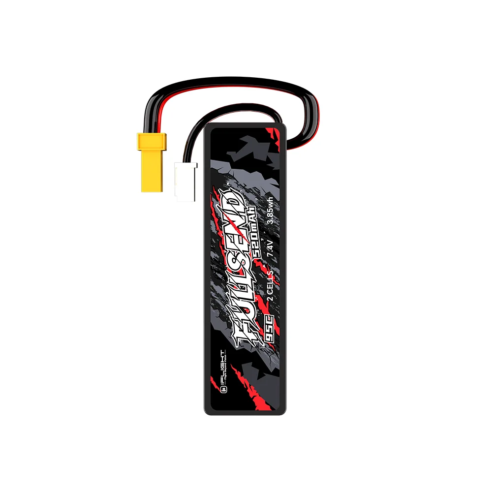 iFlight Fullsend 2S 520mAh 7.4V 95C  Li-Ion Battery with XT30 connector for FPV parts