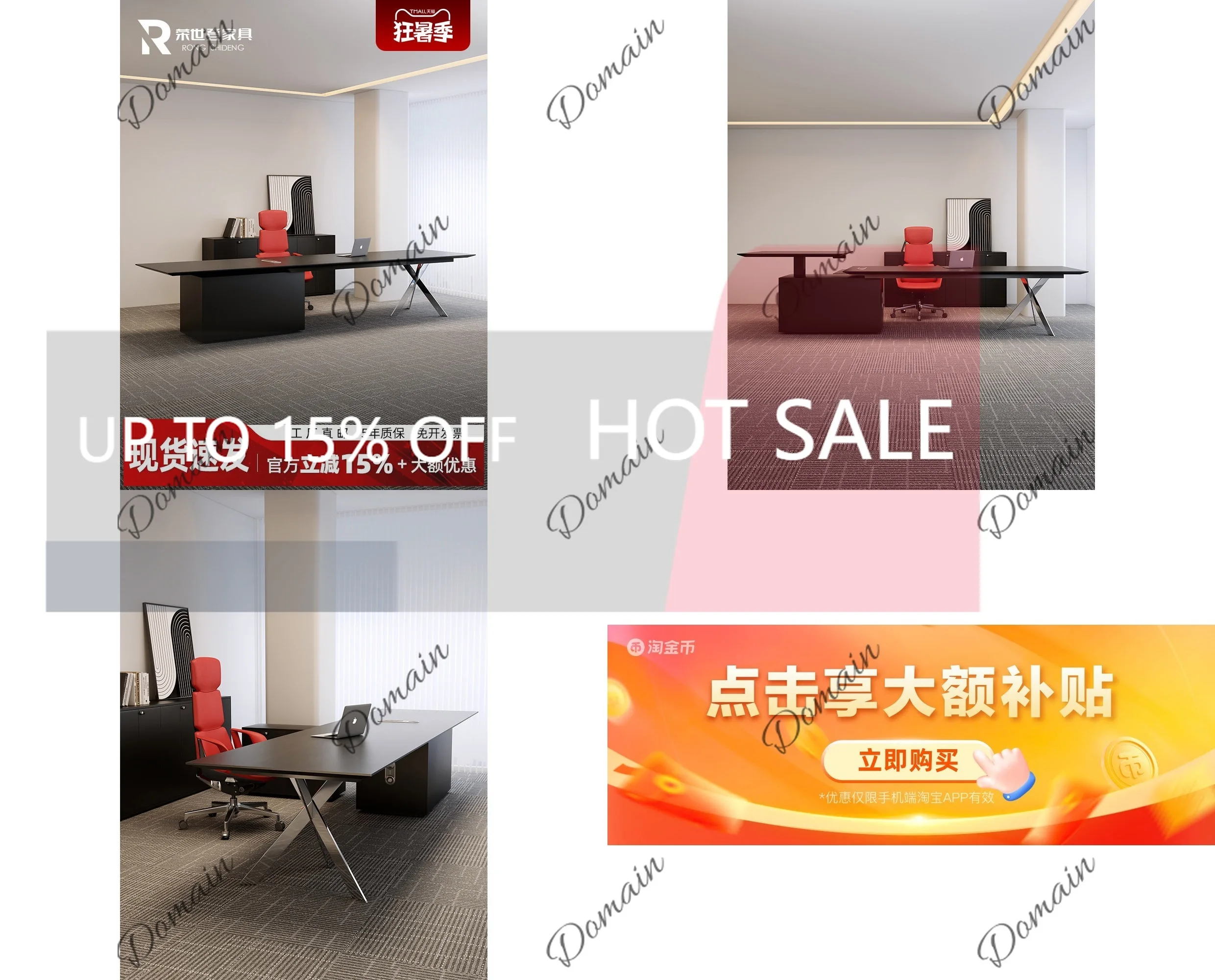 J81 Height Adjustable Electric Standing Desk Executive Office Desk Luxury Modern Single Computer Table for Home Office
