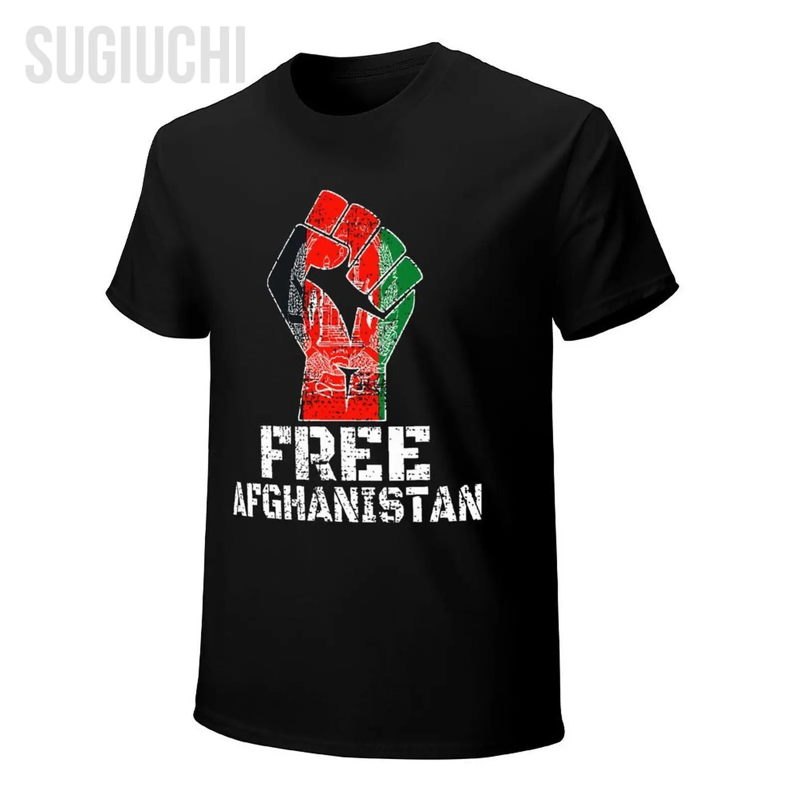 Men FREE AFGHANISTAN - AFGHAN FLAG - AFGHANISTAN Tshirt Tees O-neck T Shirts Women Boys 100% Cotton Short T-Shirt Unisex - view 4