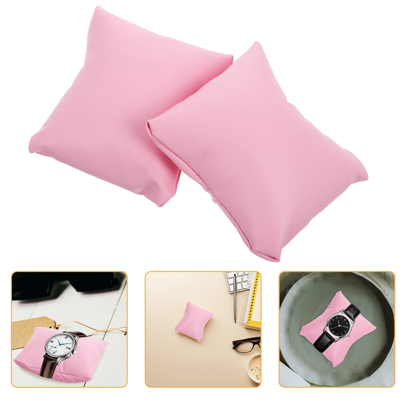 

10 Pcs Watch Bracelet Box Pillow Bag Display Pillows Accessories Bangle Filling Jewelry Cushions Silk Floss Pu