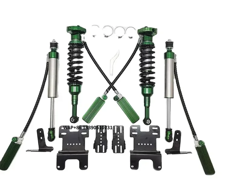 4X4 Cross-country Land Patrol Kuluze LC200 Double Oil Road 2-inch Compression Rebound 24-segment Adjustable 2.5 Pipe Diameter Cu