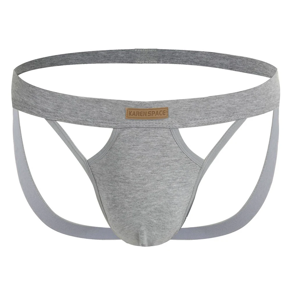 ملابس داخلية مريحة للرجال قابلة للتنفس منخفضة الخصر على شكل حرف G مع حقيبة رفيعة من القطن للارتداء اليومي