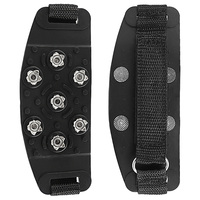 Ice Gripper Shoe Covers Non Slip Crampon Spikes Shoes Grippers Lightweight Mountaineering Outdoor Anti Slip Boots Shoe Covers