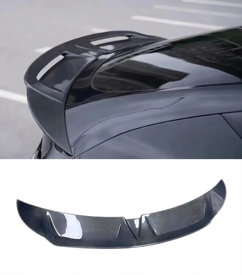 

Carbon Fiber/FRP Duckbill Rear lip Spoiler For Tesla Model Y Rear Trunk Wing Spoiler CMS Style 2021+