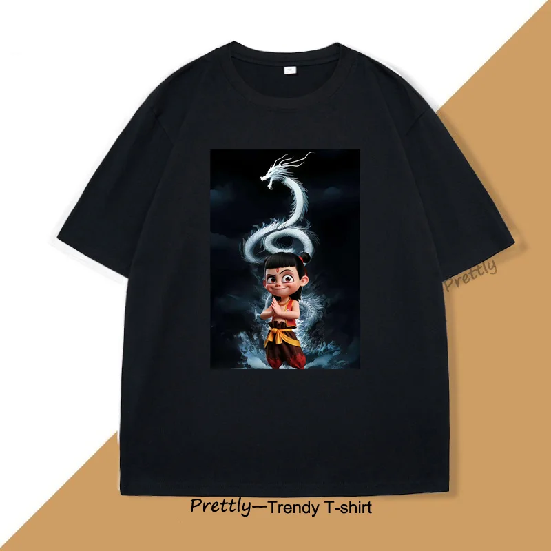 

NE ZHA 2 T-shirts for Men and Women T-shirts Fun Clothing Prints, Nezha Merch Graphic T-shirts