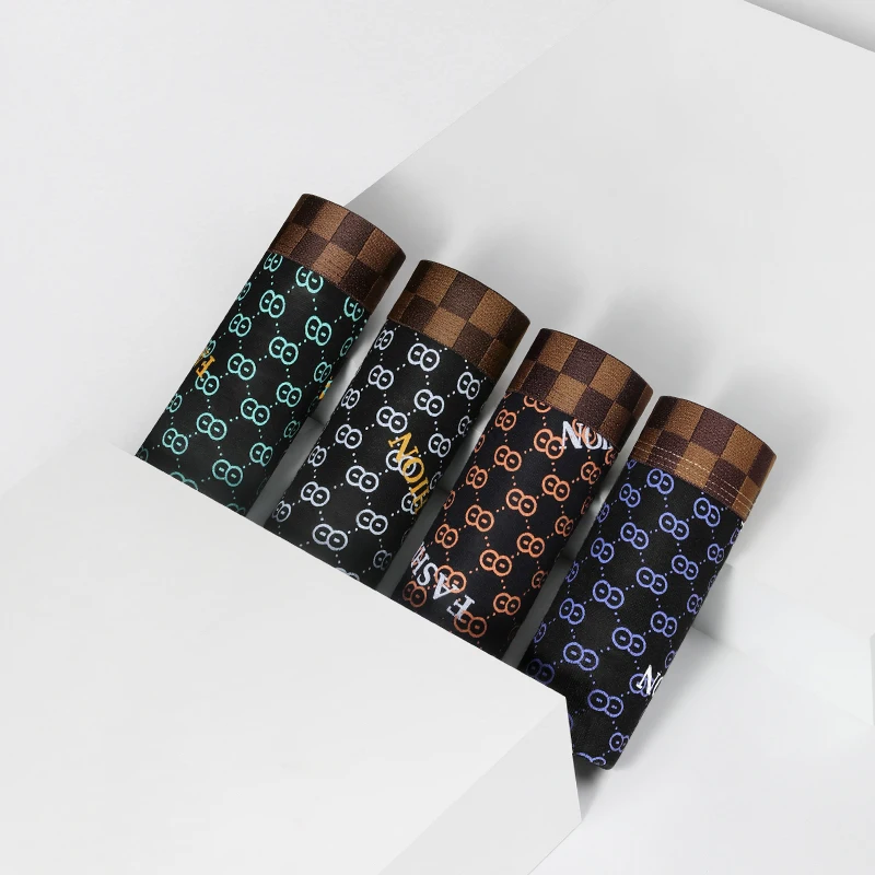 

3PC Men's underwear Men Modal boxers Summer thin boys sports antibacterial underpants men's boxer shorts head