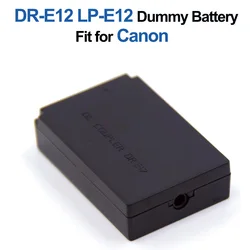 LP-E12 LPE12 Dummy Battery DR-E12 DRE12 DC Coupler Fit for Canon EOS M50 M100 EOS-M2 M10 Digital Camera