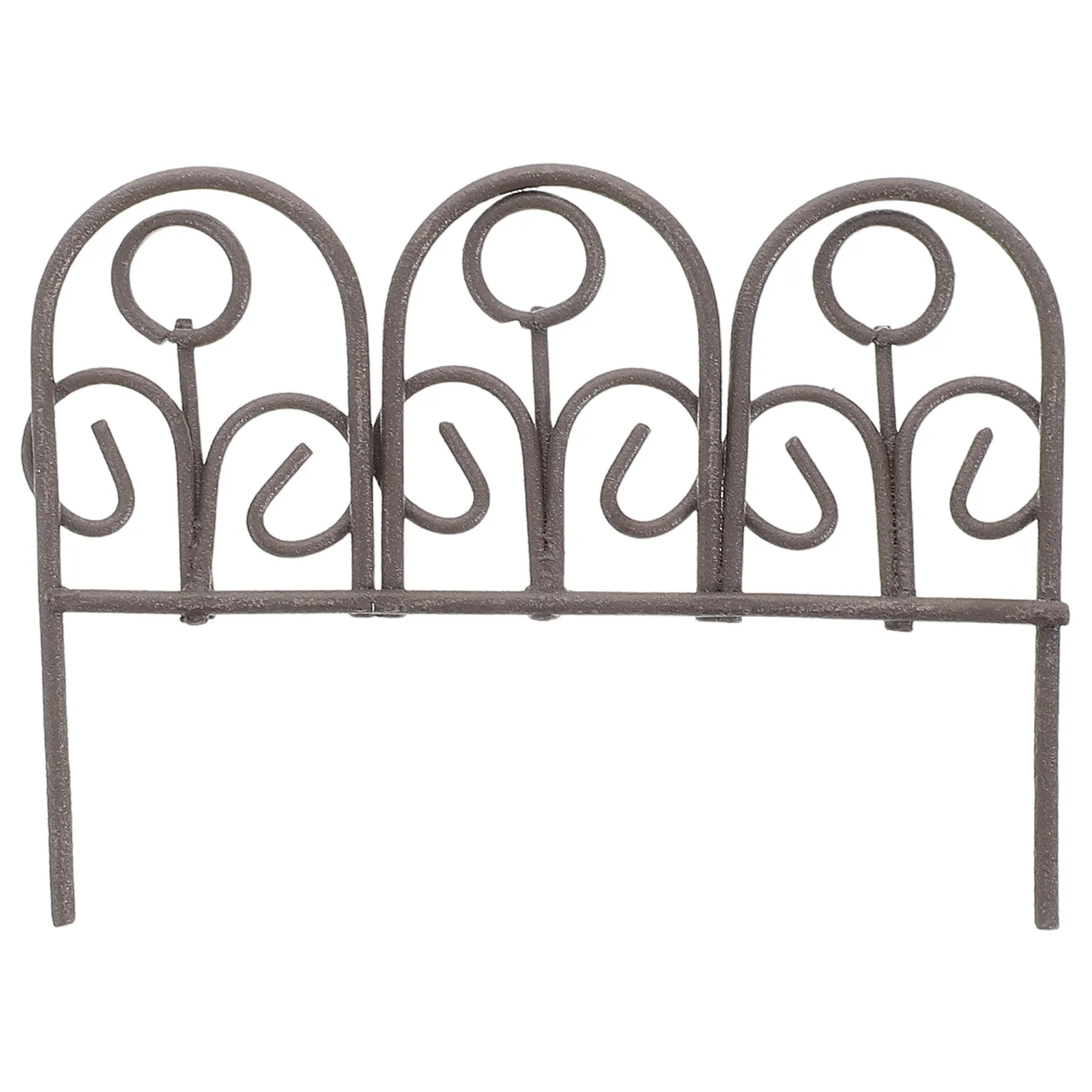 

Миниатюрный садовый забор из кованого железа в винтажном стиле, реалистичный дизайн для кукольного домика, аксессуары для миниатюрного сказочного сада, мини-украшения для DIY