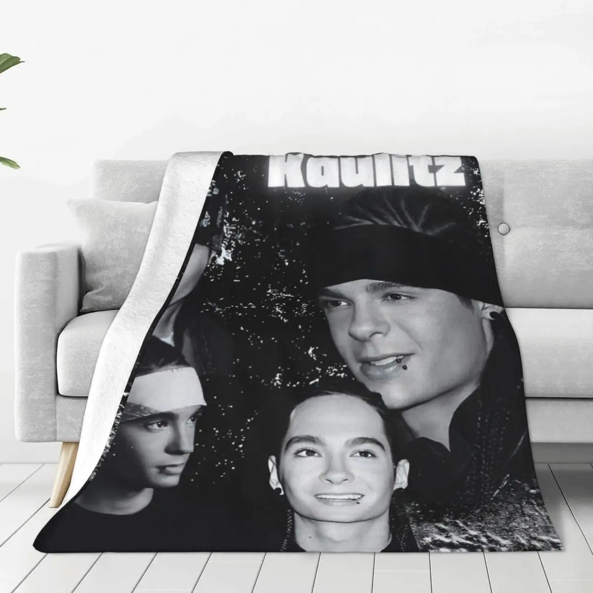 Tokio Hotel Tom Kaulitz Merch Blankets Fleece Bed Throw Blankets Relax Warm for Car Rug Piece