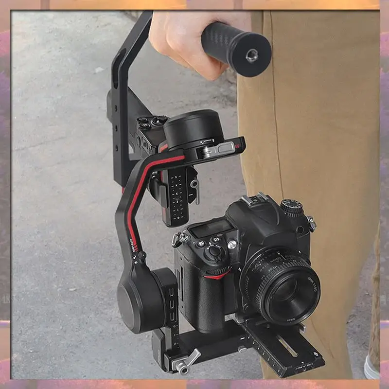 

Top Sale Camera Grip For DJI RC2/RS3 Gimbal Stabilizer Pot Handle Carbon Fiber Foldable Slot Side Handle