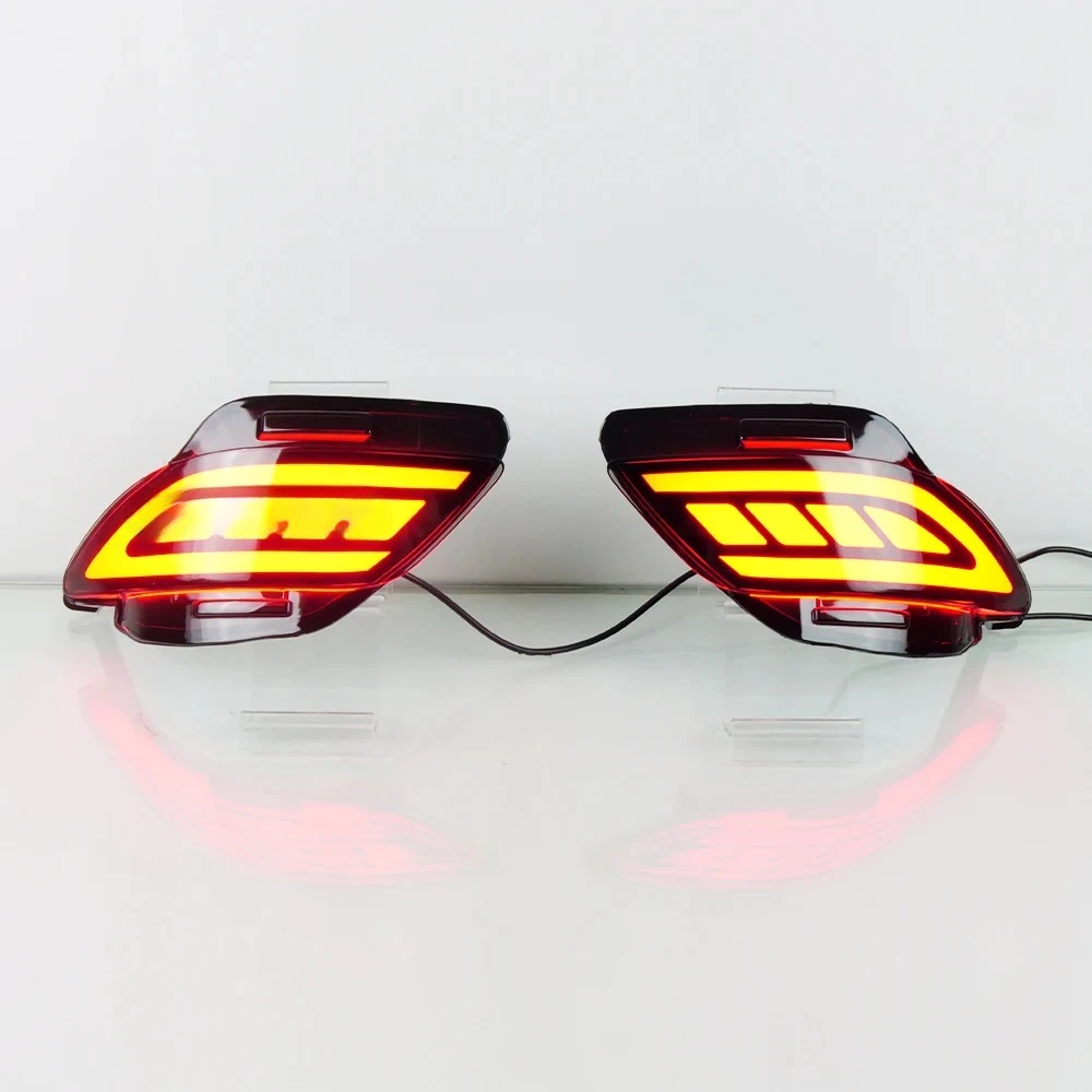 سيارة LED المصد الخلفي عاكس ضوء لكزس RX270 RX350 RX450h 2009 2010 2011 2012 2013 2014 2015 مع بدوره إشارة ضوء الفرامل #5