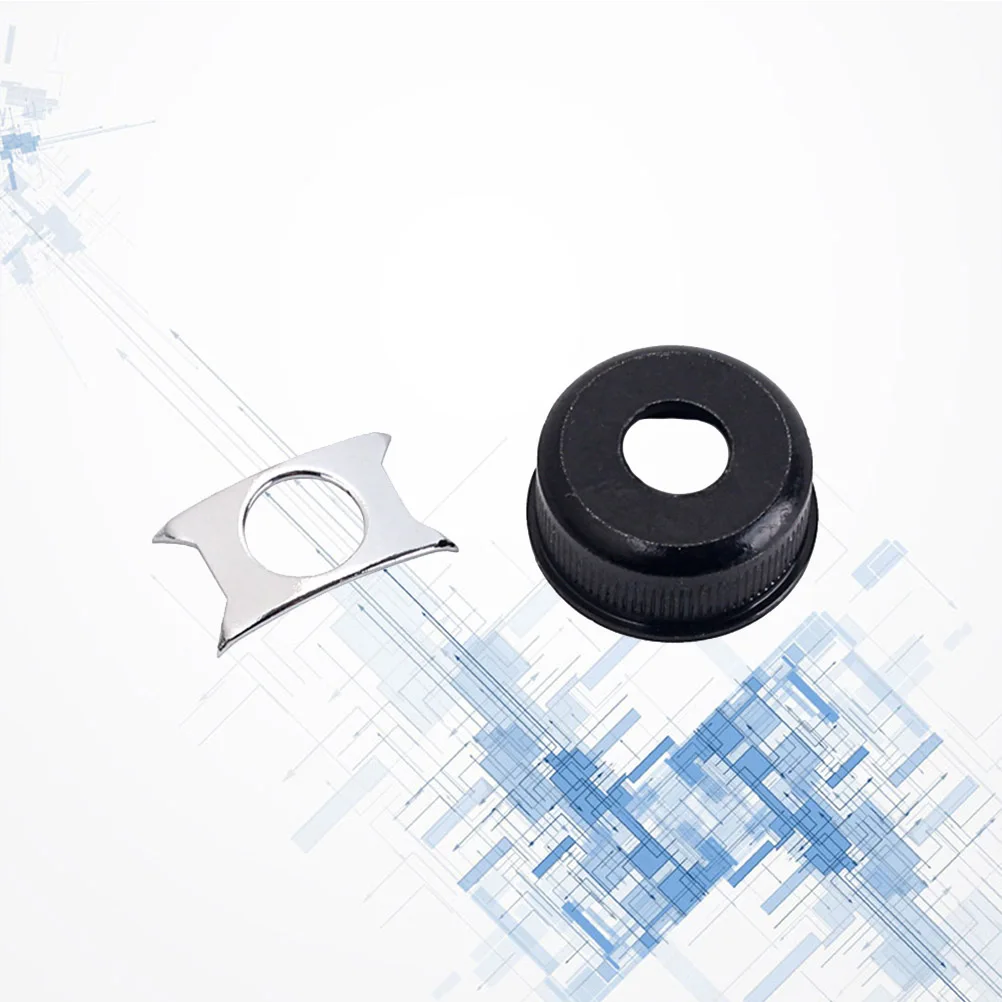 

Base Iron Sheet Socket Jack with Gasket Plate Musical Instrument Bass Output Input Guitar