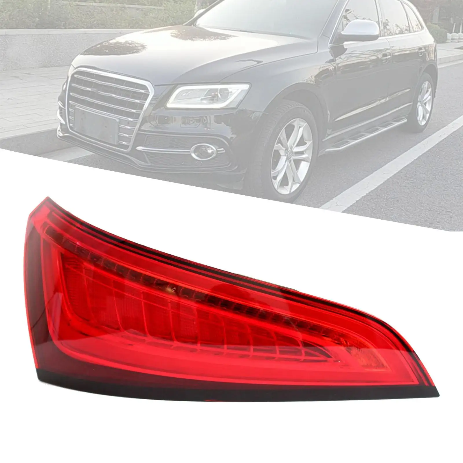 Rear Left LED Tail Light Taillight 8R0945093C Easy to Install Replace Parts for Audi Q5 8R 2014-2016 Automotive Accessories