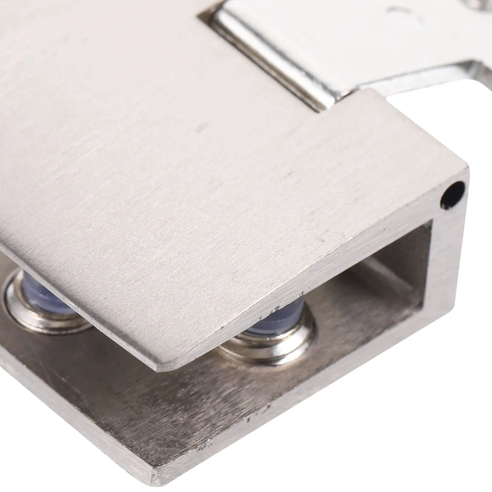 

2pcs Glass Hinges Zinc Alloy Heavy Duty For Bathroom Bar Hotel Use Hinges For Glass Cabinet Doors Cabinet Hinge Clamp