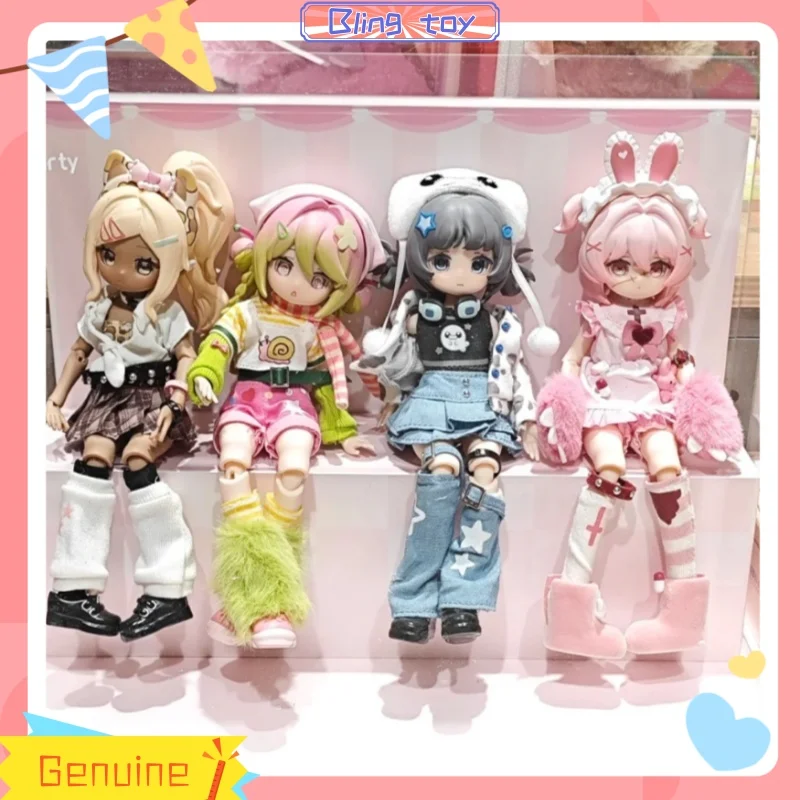 

Аутентичные в наличии, 20 см, бесплатная воспроизводительность, 12 точек, Bjd, электронная милая серия для домашних животных, слепая коробка, подвижная милая кукла, игрушка, подарок для девочки