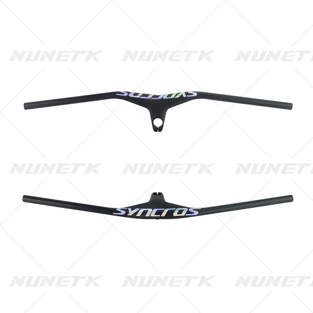 

SYNCROS MTB Handlebar With Stem 28.6mm -17Degree Full Carbon Integrated Handlebar For XC COCKPIT Mountain Bikes Bicycle Parts
